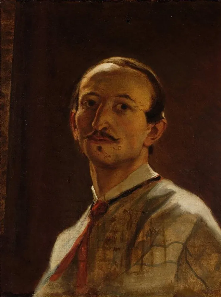 Gemälde Selbstporträt - Artur Grottger | Kunstdruck