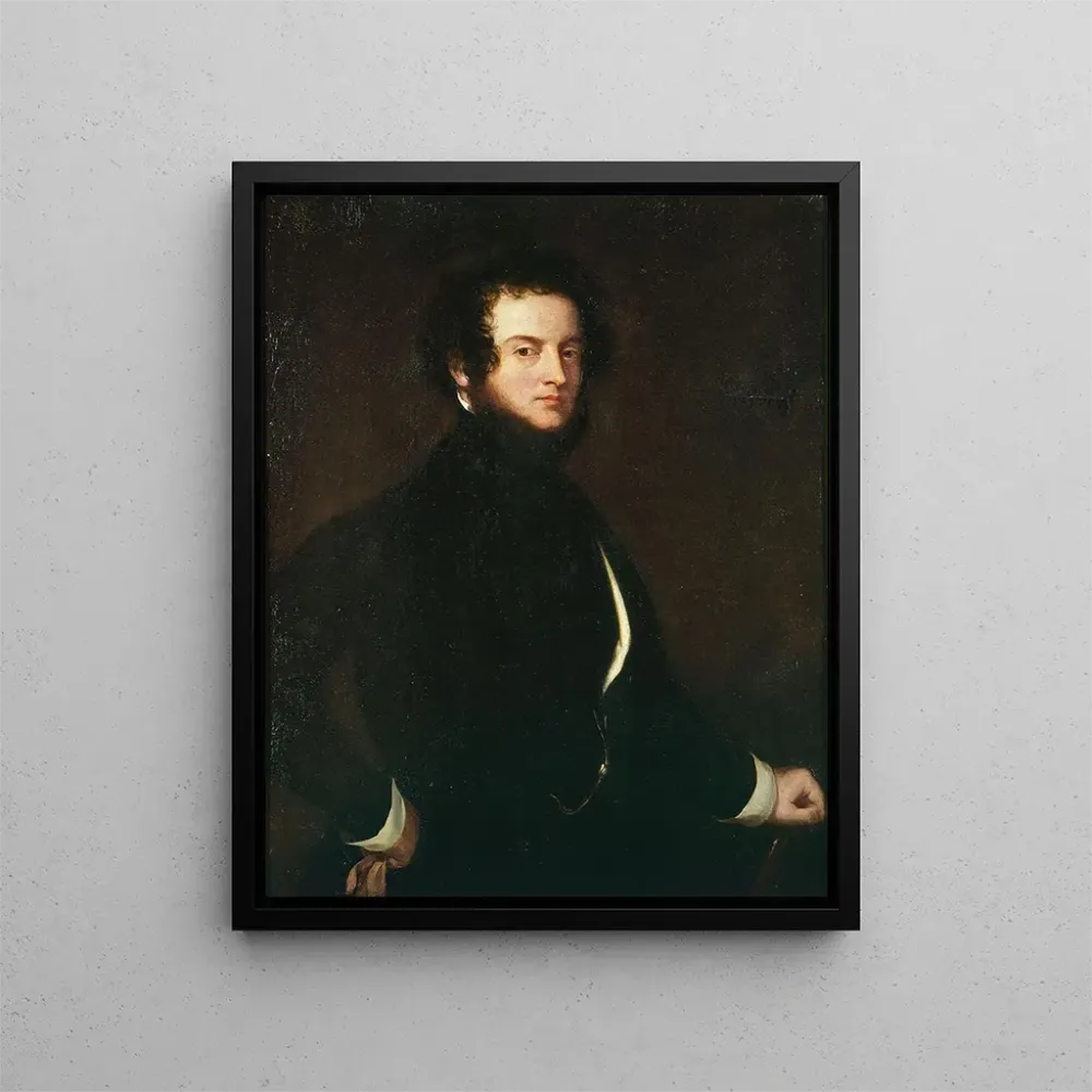 Gemälde Selbstporträt des Grafen Alfred d'Orsay 1801 1852 - Alfred d'Orsay | Kunstdruck