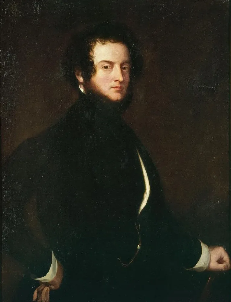 Gemälde Selbstporträt des Grafen Alfred d'Orsay 1801 1852 - Alfred d'Orsay | Kunstdruck
