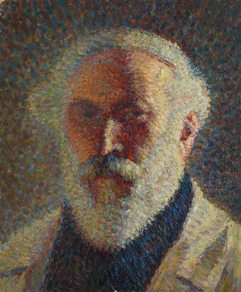 Gemälde Selbstporträt mit weißem Bart - Henri Martin | Kunstdruck