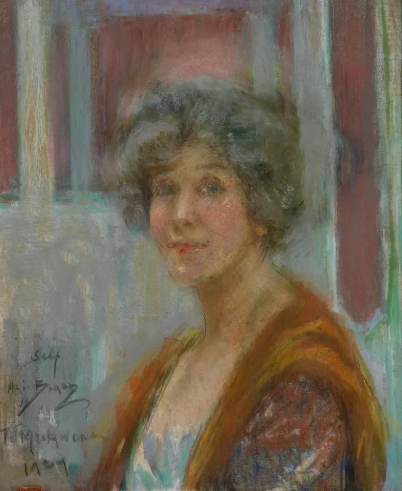 Gemälde Selbstporträt von 1924 - Alice Pike Barney | Kunstdruck