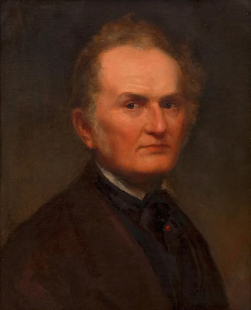 Gemälde Selbstporträt von Alois von Anreiter - Alois von Anreiter | Kunstdruck