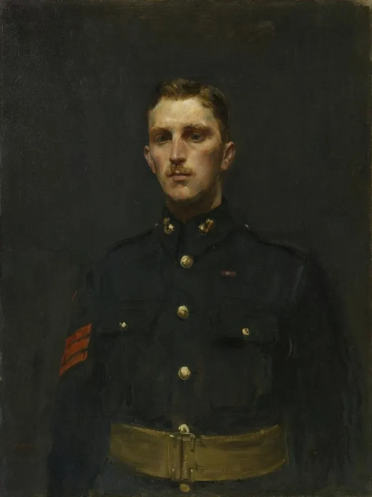 Gemälde Sergent N. . Finch V.C. R.M.. - Ambrose McEvoy | Kunstdruck