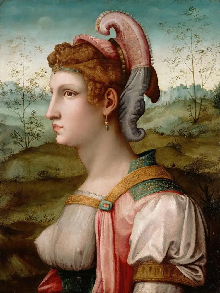 Gemälde Sibylle - Bacchiacca | Kunstdruck