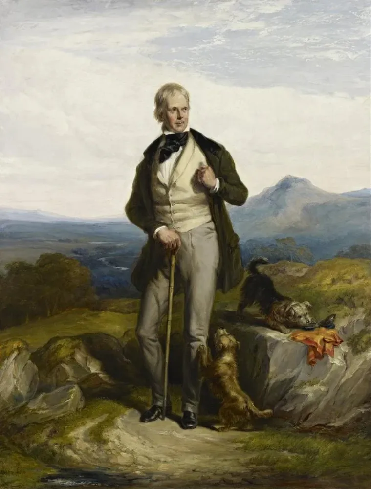 Gemälde Sir Walter Scott - Sir William Allan | Kunstdruck