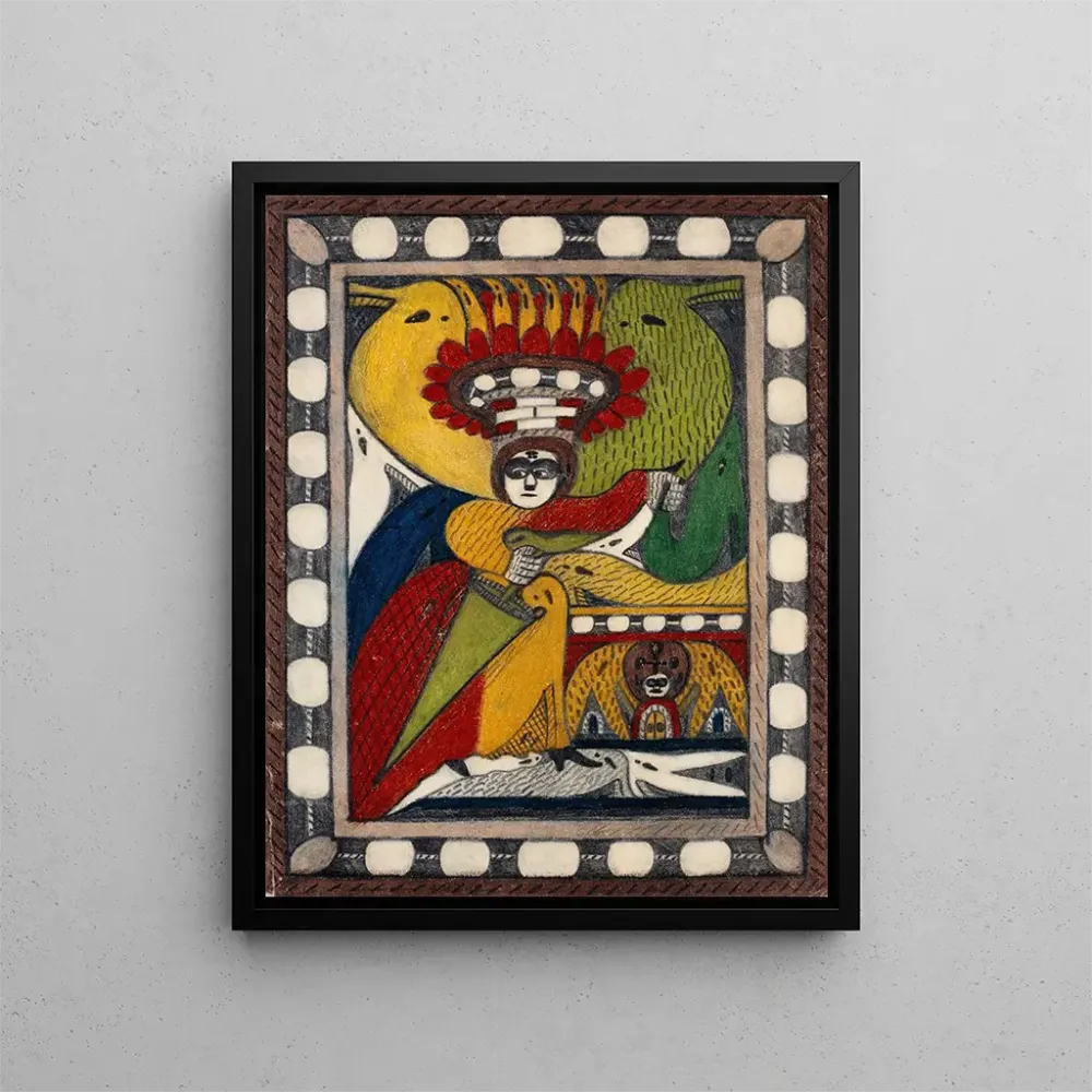 Gemälde Skt AdolfThronAlpaRoosali - Adolf Wölfli | Kunstdruck
