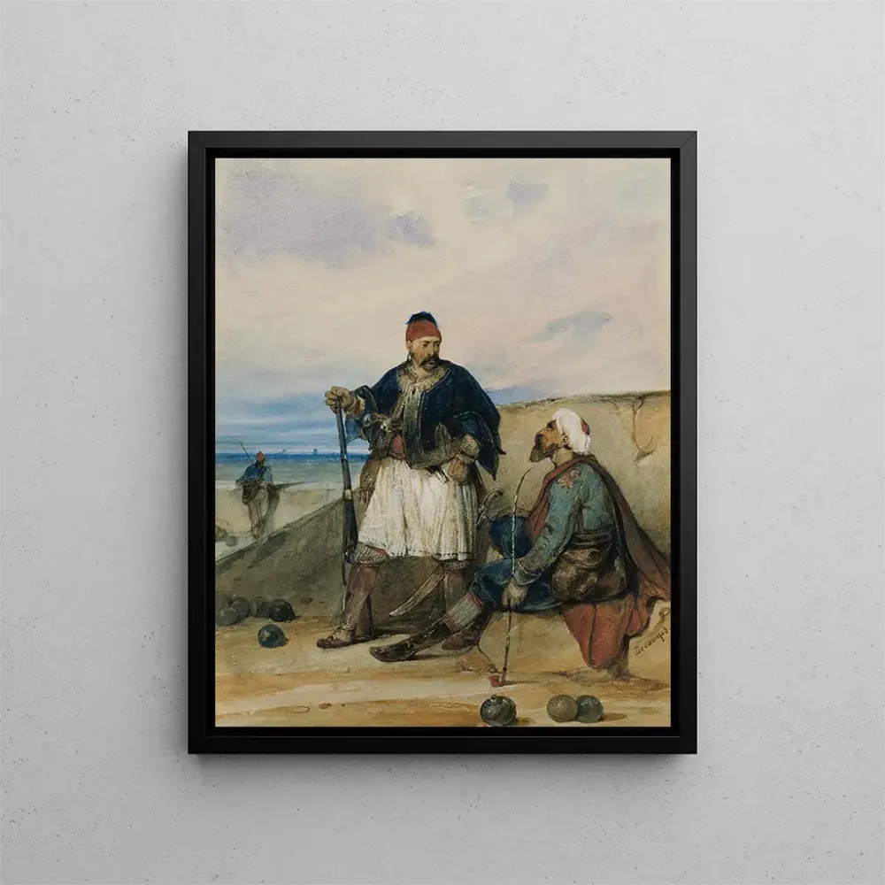 Gemälde Soldaten des Ostens - Alexandre-Gabriel Decamps | Kunstdruck
