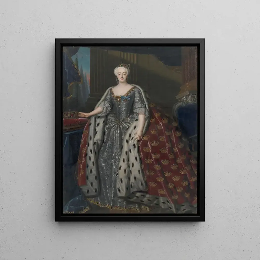 Gemälde Sophie Madeleine Christian VI Königin - Andreas Müller