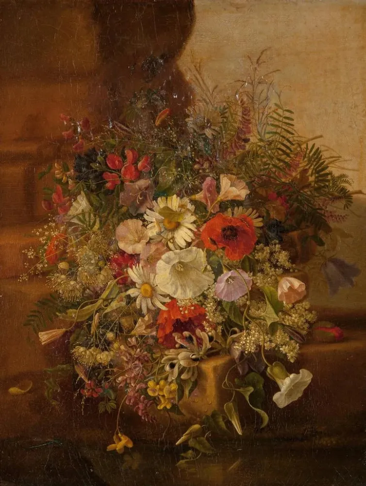 Gemälde Stillleben mit Blumen - Adelheid Dietrich | Kunstdruck