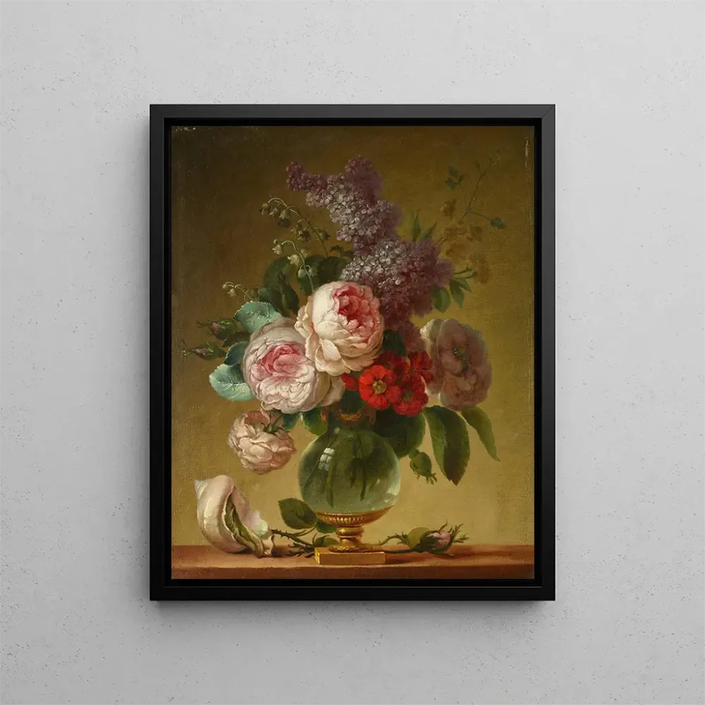 Gemälde Stillleben mit Blumen - Anne Vallayer-Coster | Kunstdruck