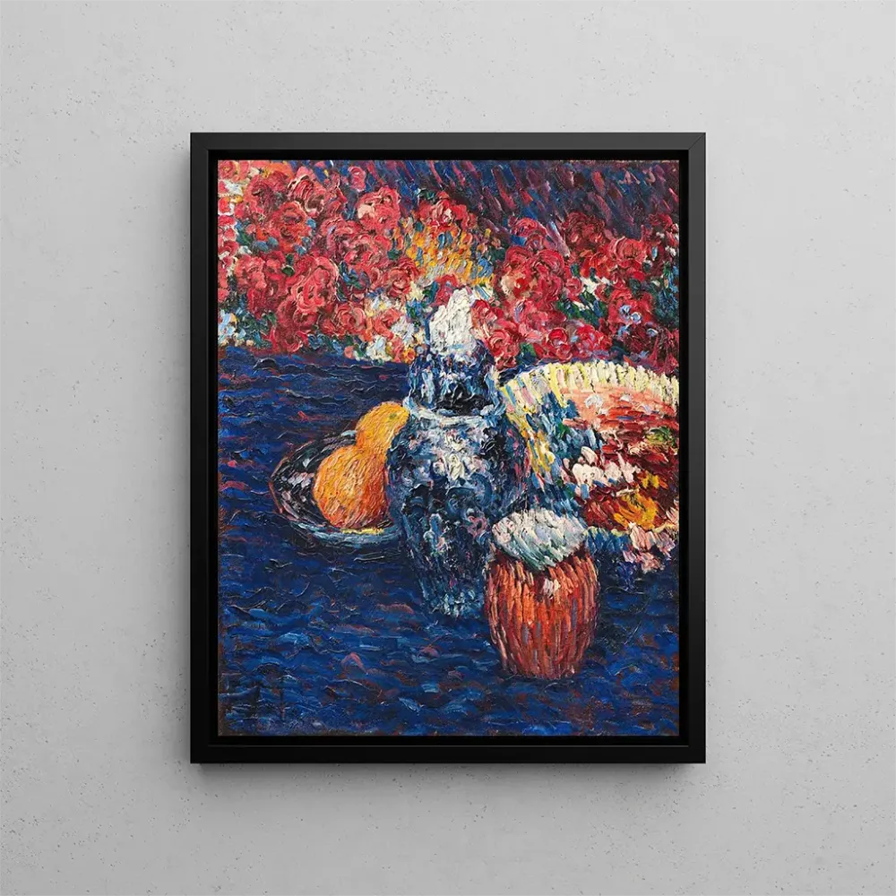 Gemälde Stillleben mit Blumen und Früchten - Alexej von Jawlensky | Kunstdruck