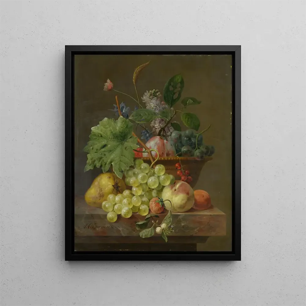 Gemälde Stillleben mit Früchten einer Terrakottaschale - Anthony Oberman | Kunstdruck