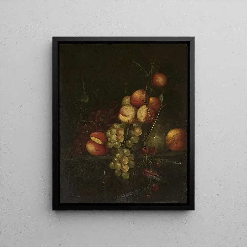 Gemälde Stillleben mit Äpfeln und Trauben - Cornelis de Heem | Kunstdruck