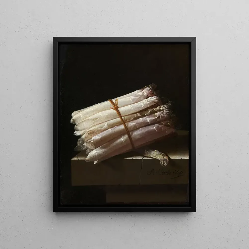 Gemälde Stillleben mit Spargeln - Adriaen Coorte | Kunstdruck