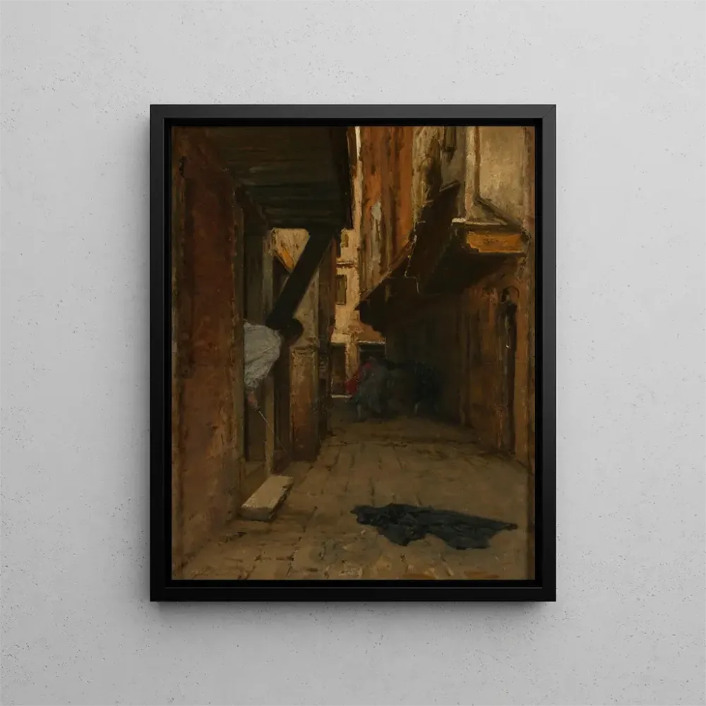 Gemälde Straßenkampf - August von Pettenkofen | Kunstdruck