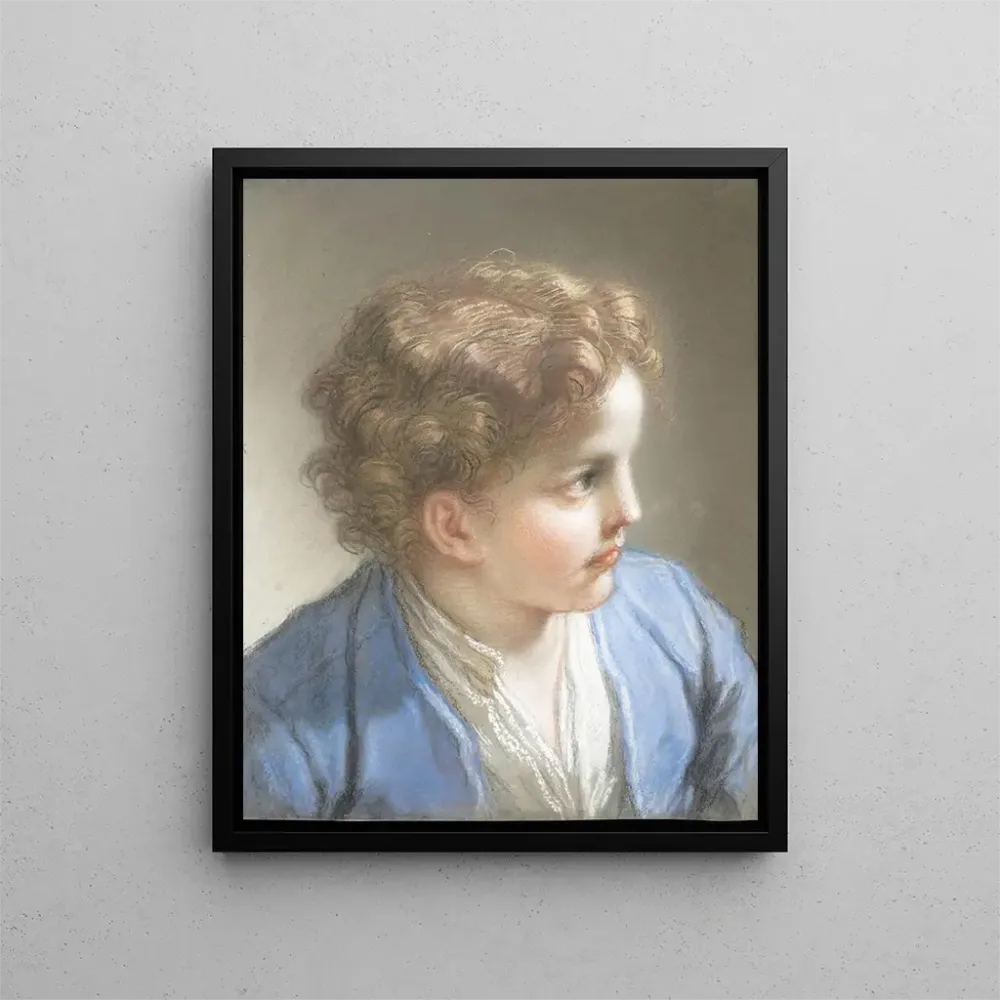 Gemälde Studie eines Jungen blauer Jacke - Benedetto Luti | Kunstdruck