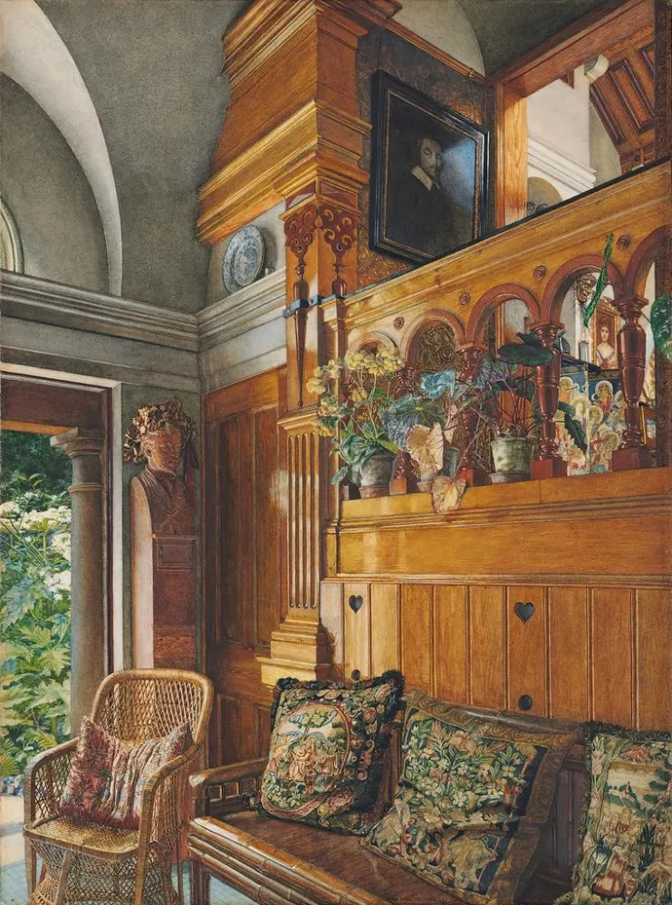 Gemälde Le Studio du Jardin - Anna Alma-Tadema | Kunstdruck