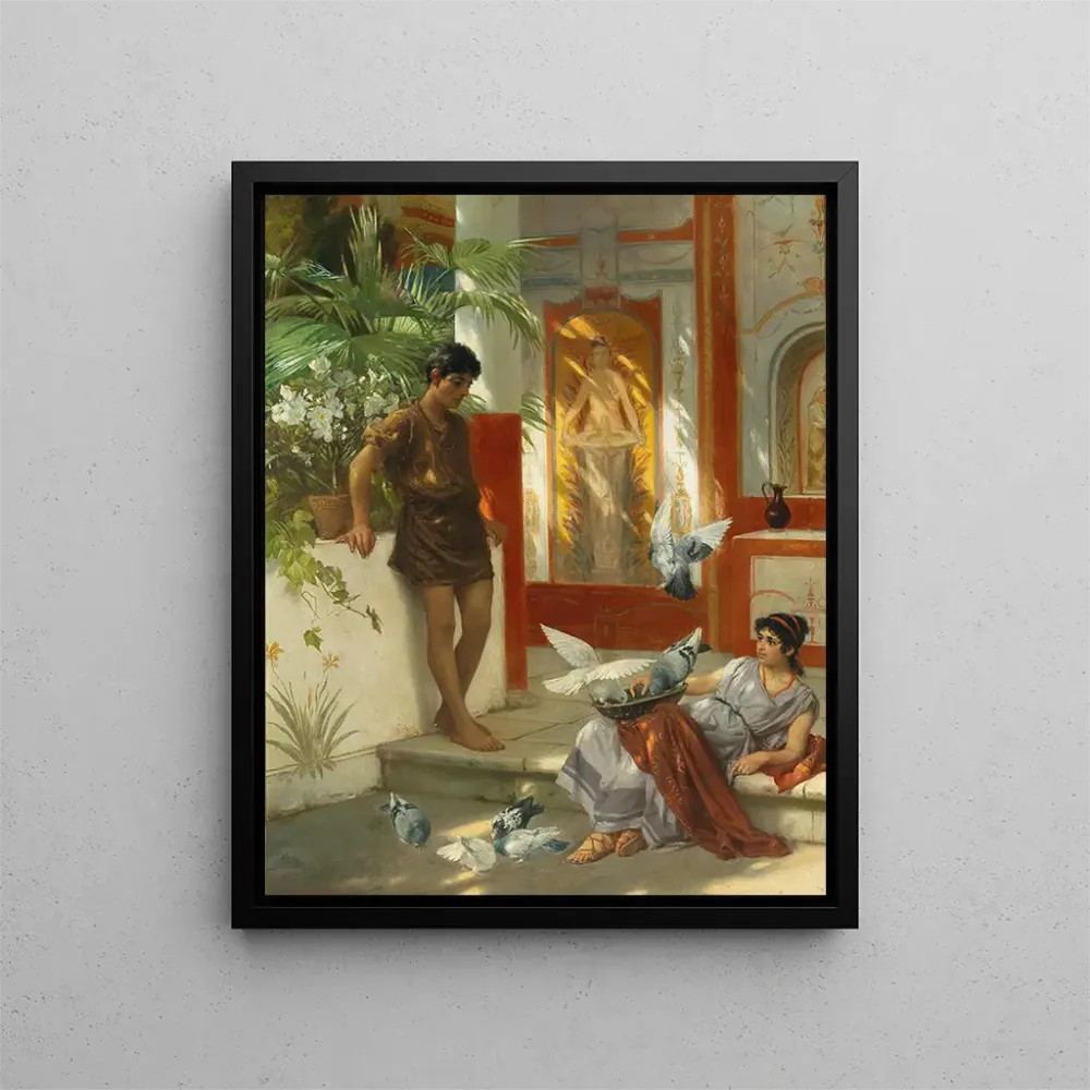 Gemälde Szene der antiken römischen Welt - Albert Tschautsch | Kunstdruck