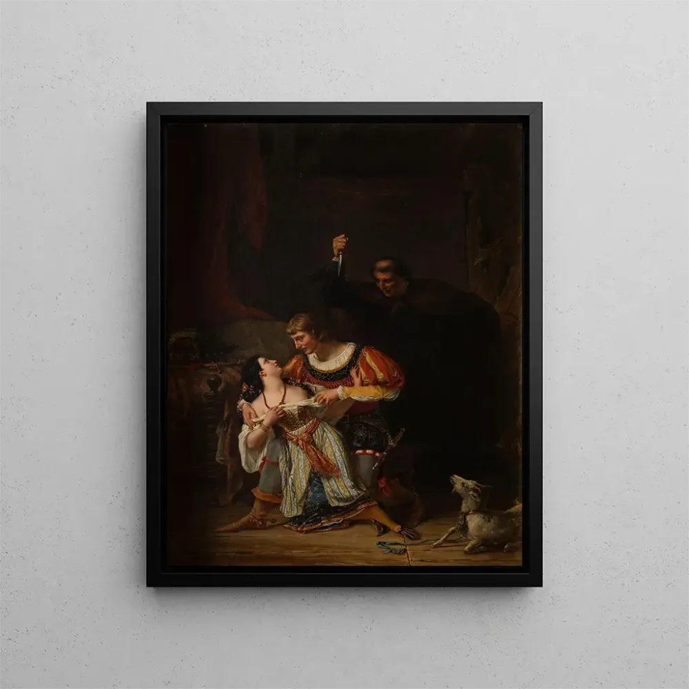 Gemälde Szenen aus Notre-Dame de Paris - Auguste Couder | Kunstdruck