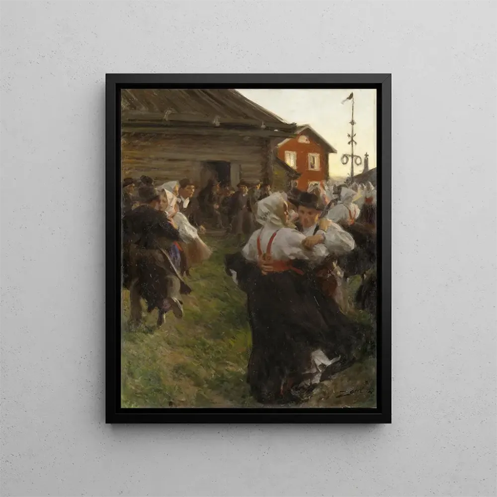 Gemälde Tanz der Sommersonnenwende - Anders Zorn | Kunstdruck