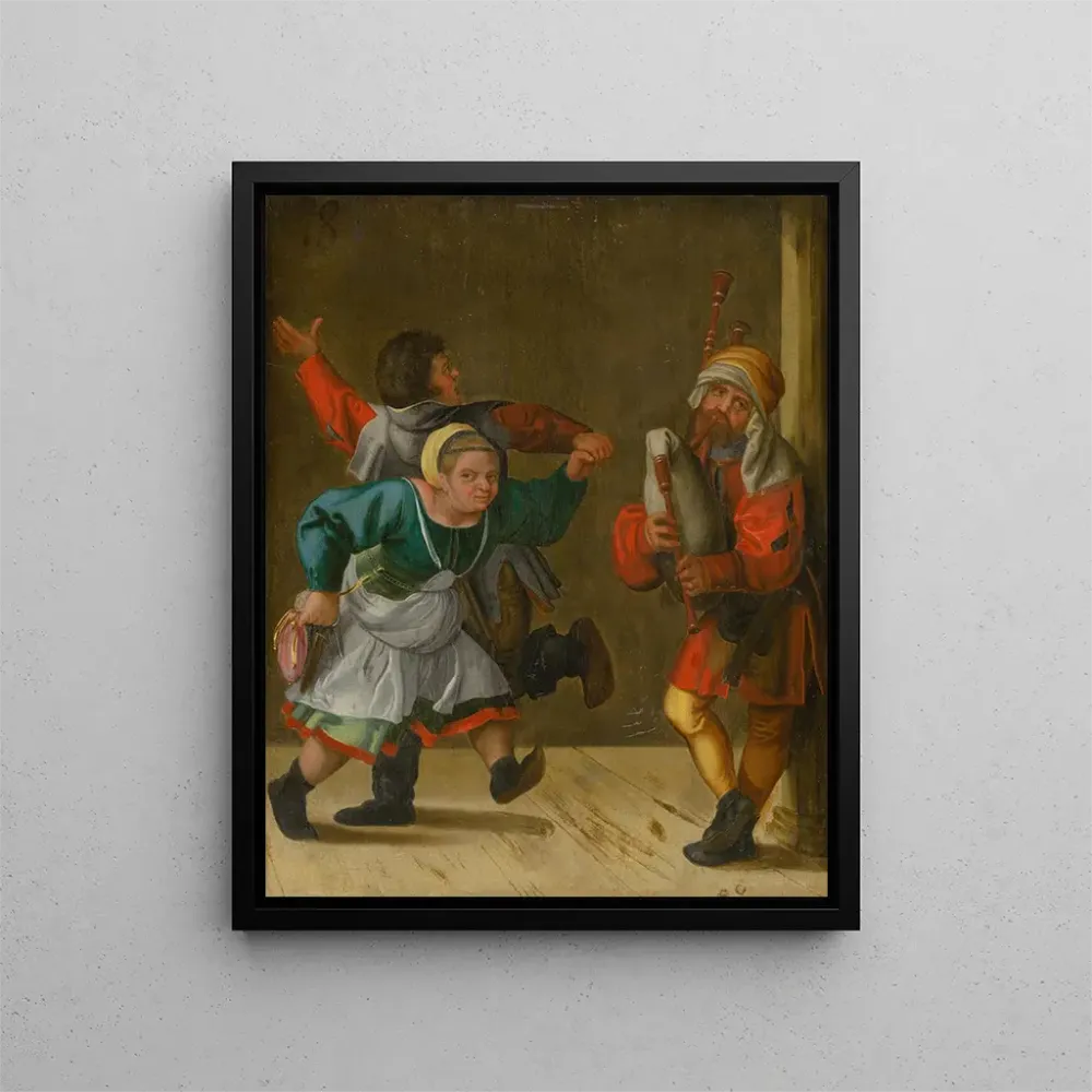 Gemälde Tanz des Dorfes - Anonym | Kunstdruck