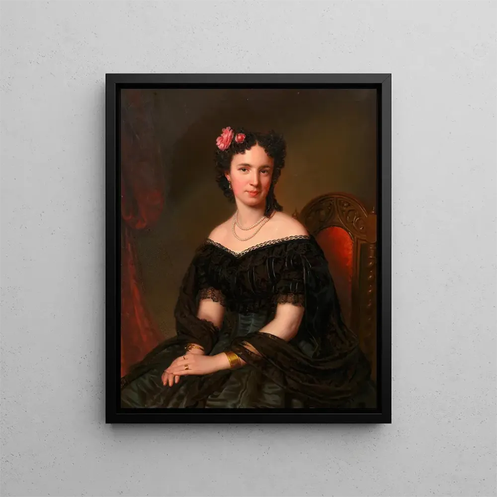 Gemälde Theresia Stricker née Grohe - Anton Einsle | Kunstdruck