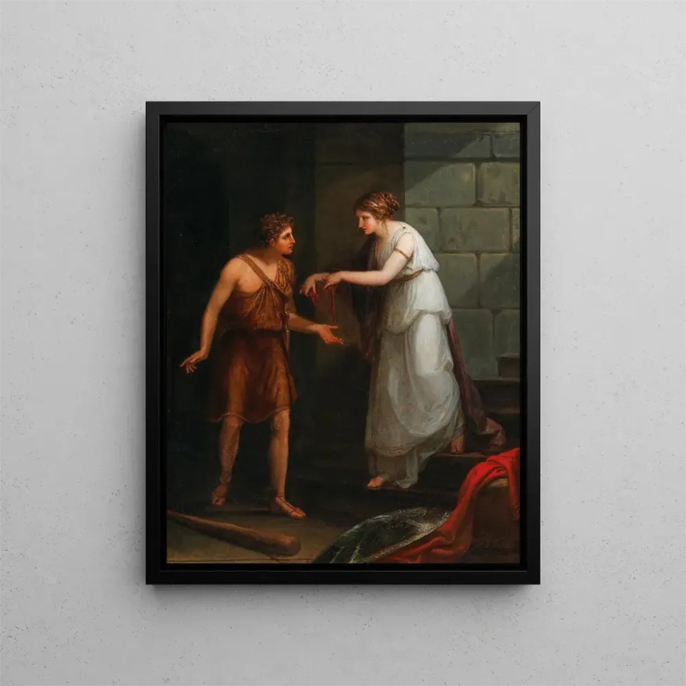 Gemälde Theseus und Ariadne - Angelica Kauffman | Kunstdruck