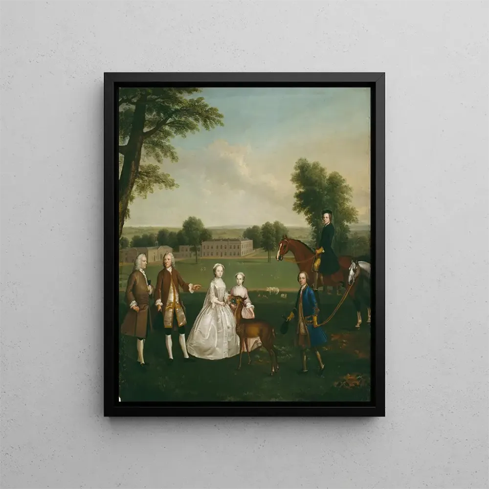 Gemälde Thomas Lister und seine Familie Gisburne Park - Arthur Devis