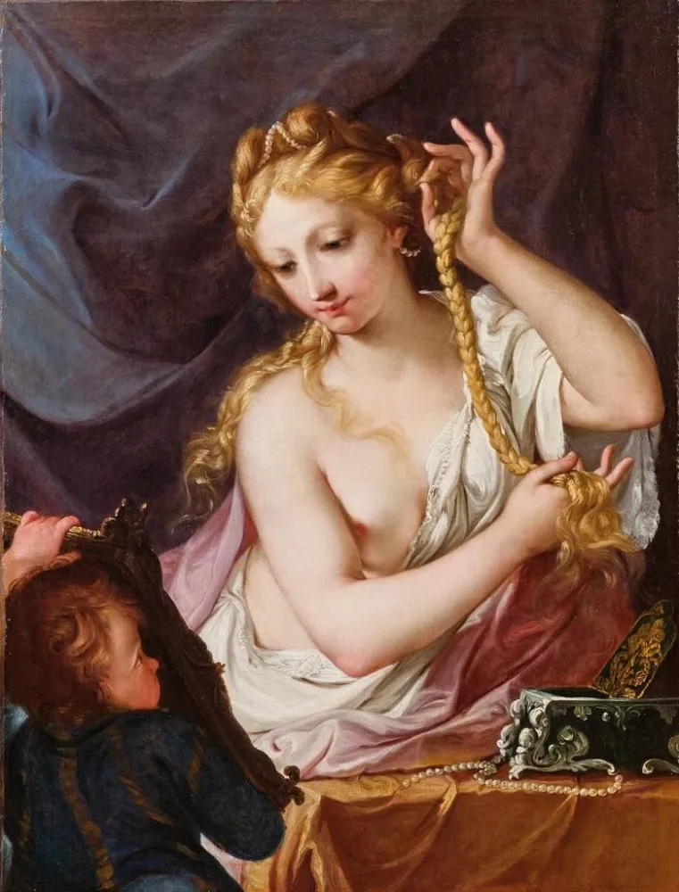 Gemälde Toilette de Belinda - Antonio Bellucci | Kunstdruck