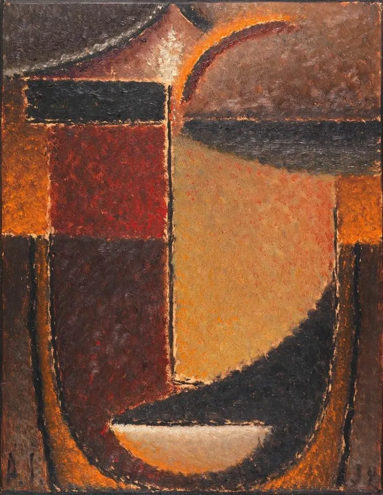 Gemälde Tête abstraite orientale - Alexej von Jawlensky | Kunstdruck