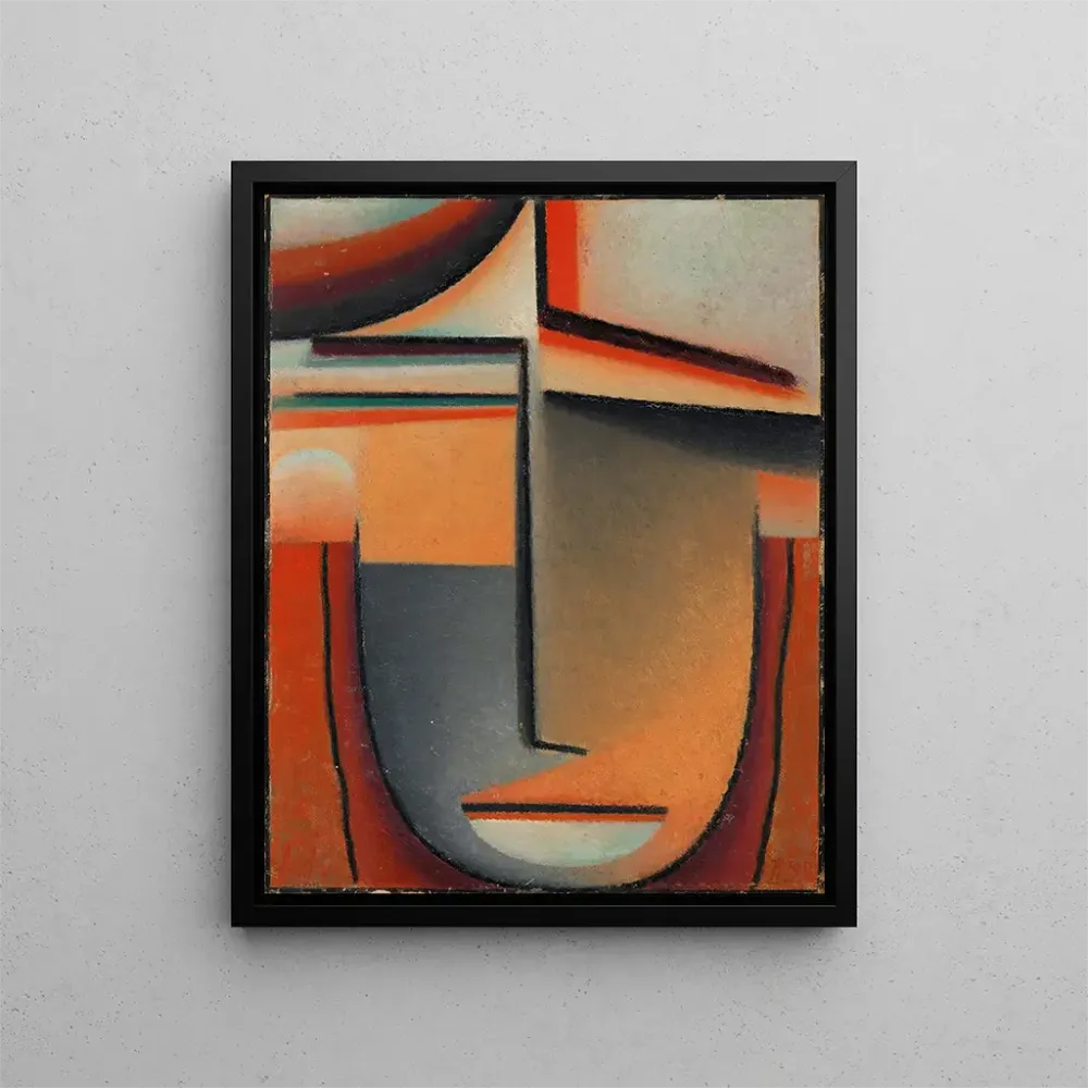 Gemälde Tête abstraite tragique - Alexej von Jawlensky | Kunstdruck