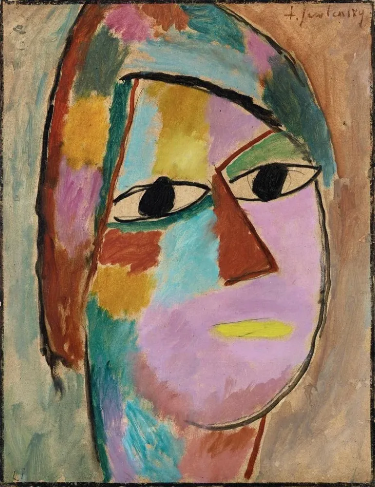 Gemälde Tête mystique - Alexej von Jawlensky | Kunstdruck