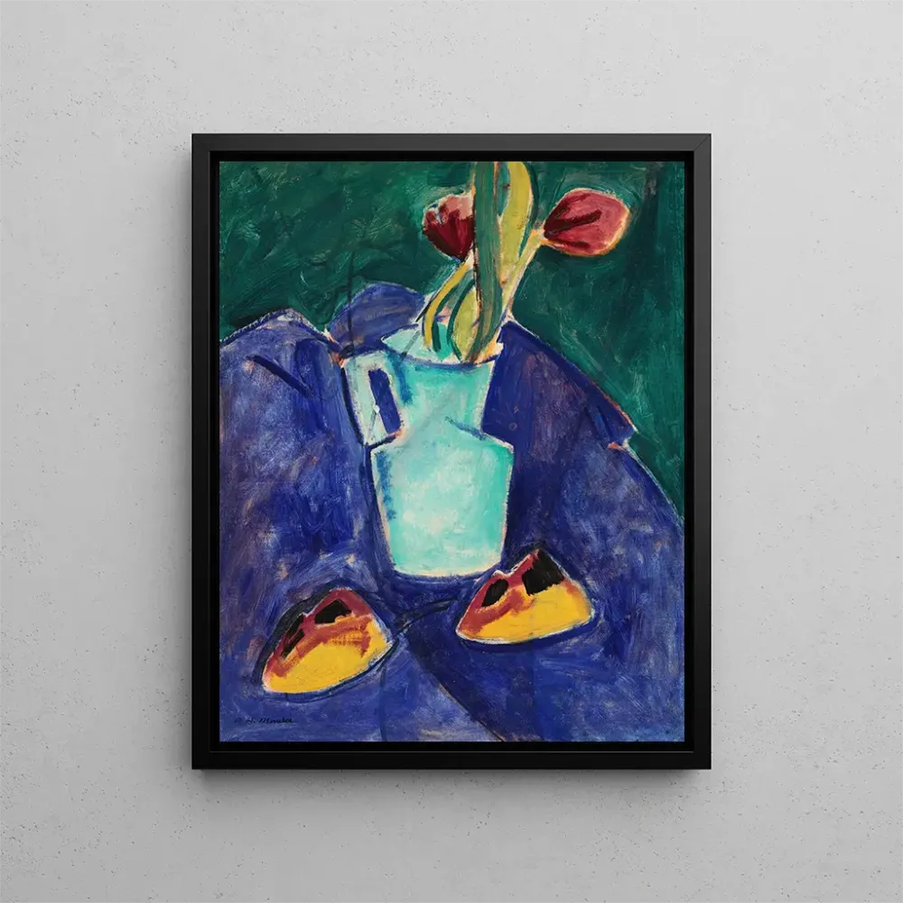 Gemälde Tulpen einer grünen Vase - Alfred Henry Maurer | Kunstdruck