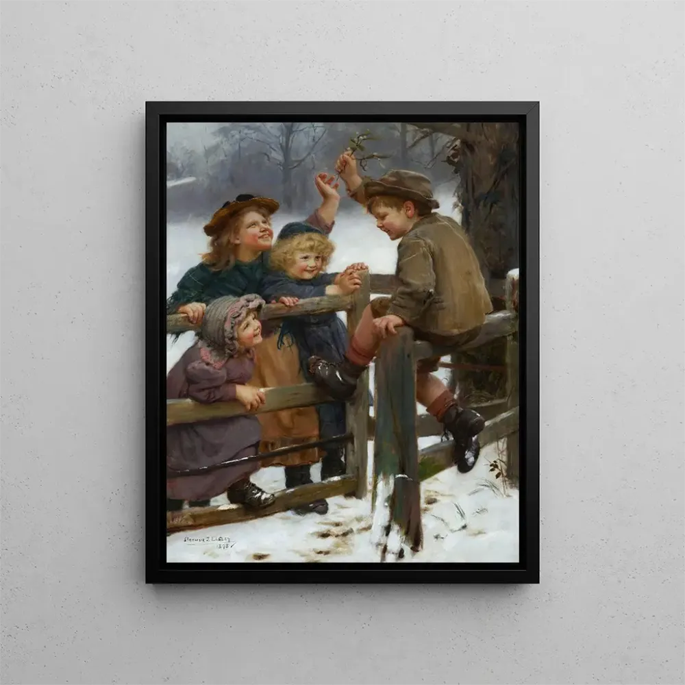 Gemälde und die Bucht - Arthur John Elsley | Kunstdruck
