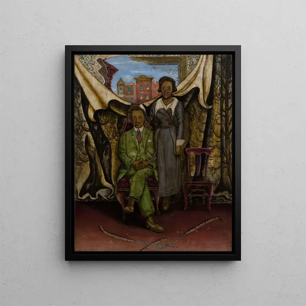 Gemälde Vater und Mutter - Walter Ellison | Kunstdruck