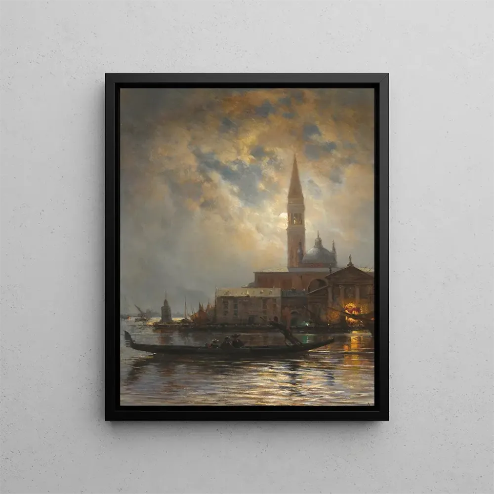 Gemälde Venedig im Mondschein - Alexey Petrovich Bogolyubov | Kunstdruck