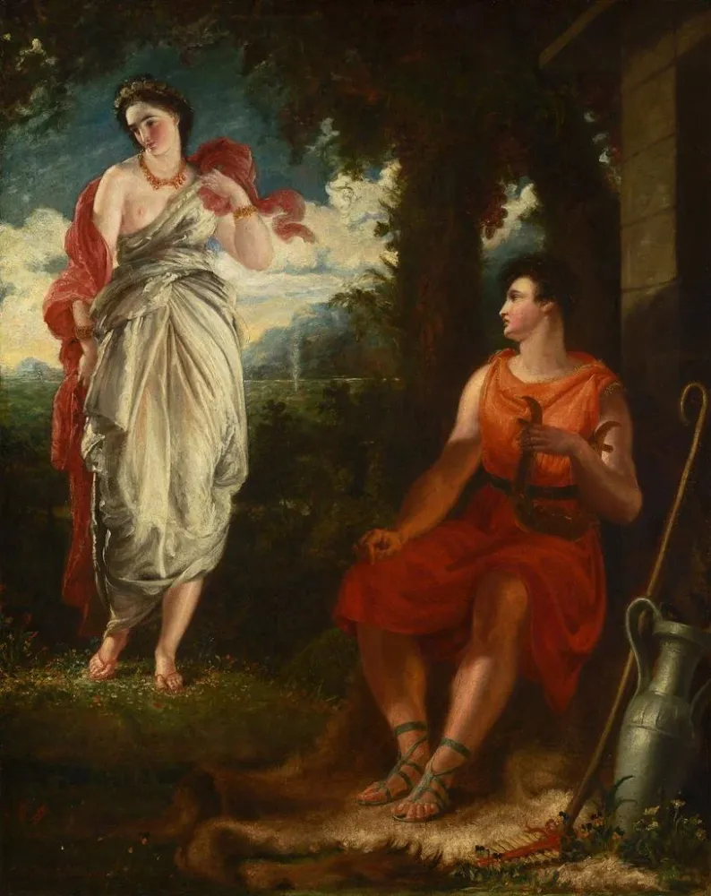 Gemälde Venus und Anchise - Benjamin Robert Haydon | Kunstdruck