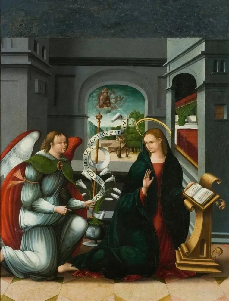 Gemälde Verkündigung - Andrés de Melgar | Kunstdruck
