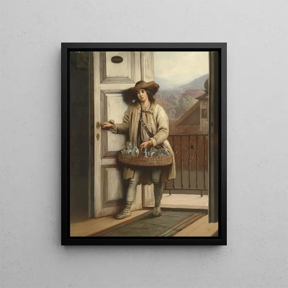 Gemälde Verkäufer slowakisches Glas - Antonin Hölperl | Kunstdruck
