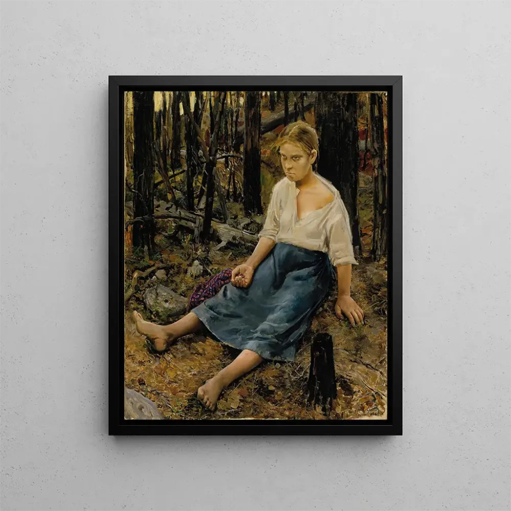 Gemälde Verloren - Akseli Gallen-Kallela | Kunstdruck