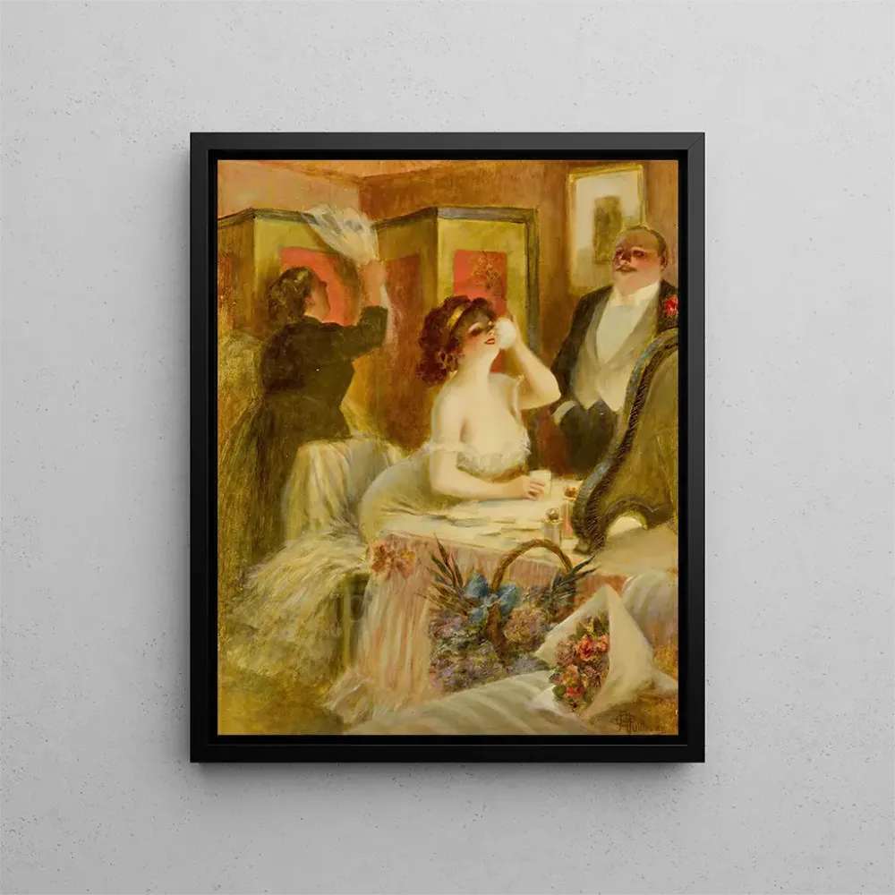 Gemälde Le Vestiaire - Albert Guillaume | Kunstdruck