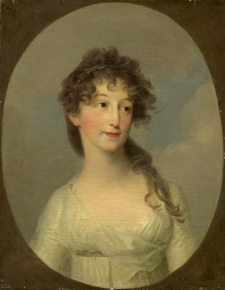 Gemälde Vielleicht Franciska Krasinska, Herzogin von Kurland - Angelica Kauffmann