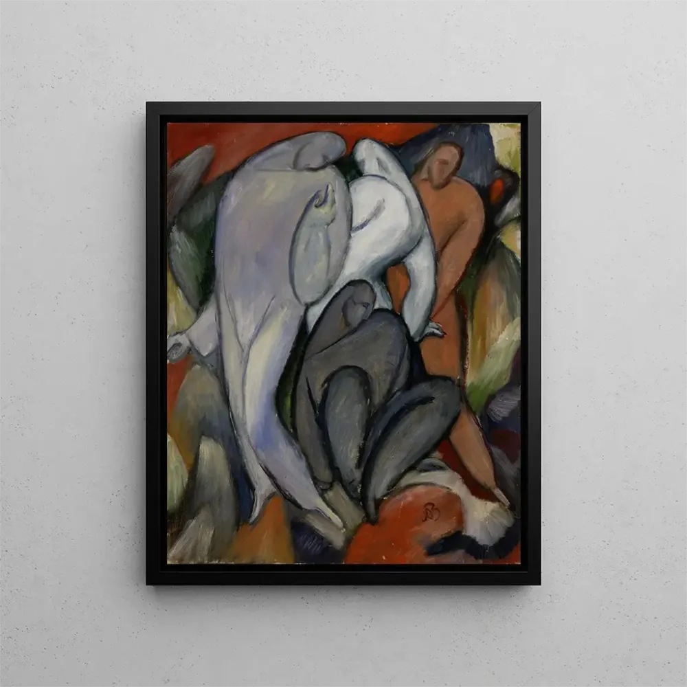 Gemälde Vier Pierrots - Albert Bloch | Kunstdruck