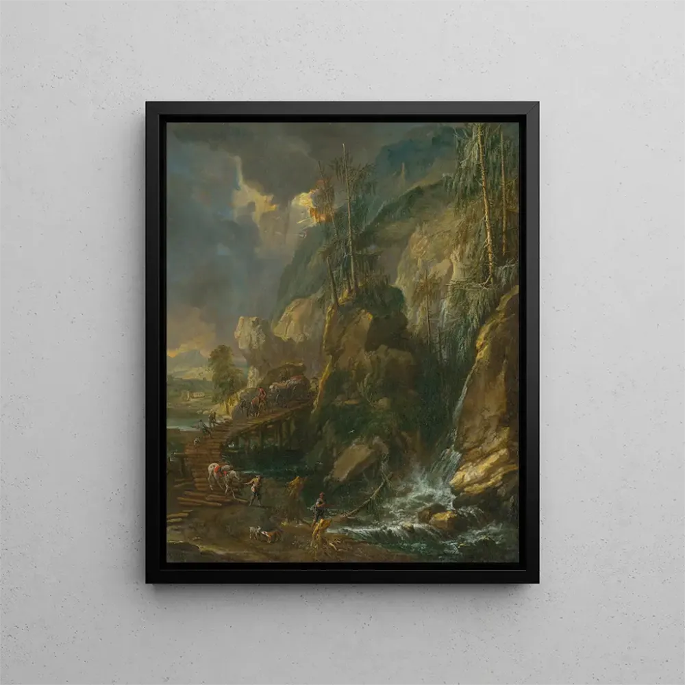 Gemälde Vor dem Sturm - Anton Faistenberger | Kunstdruck