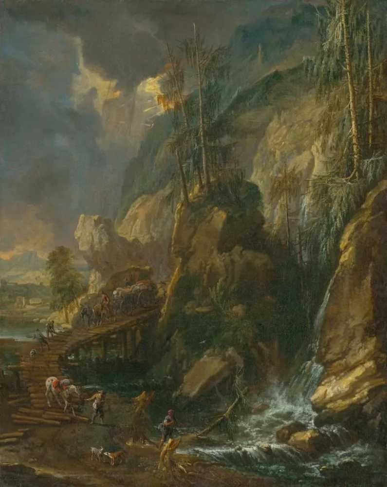 Gemälde Vor dem Sturm - Anton Faistenberger | Kunstdruck