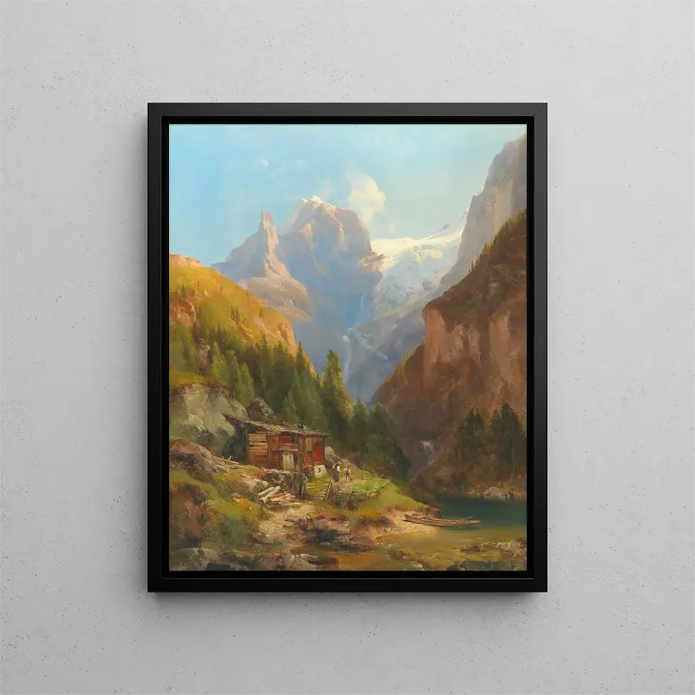 Gemälde Vue du Goldeck Kees - Anton Hansch | Kunstdruck