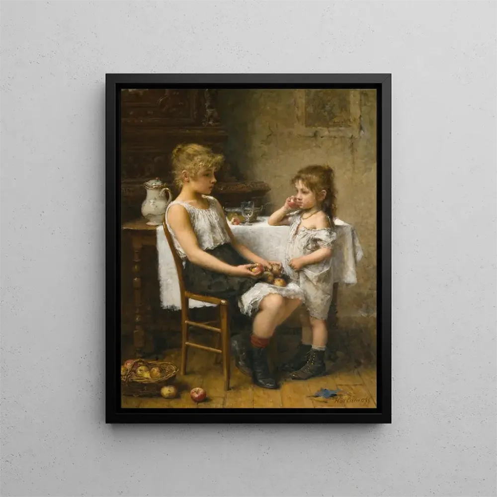 Gemälde Wahl von Äpfeln - Alexei Harlamoff | Kunstdruck