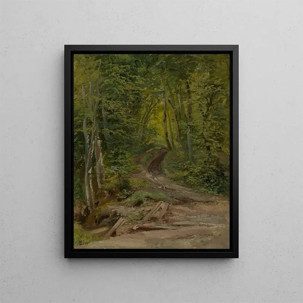Gemälde Waldinneres - Adolf Heinrich Lier | Kunstdruck