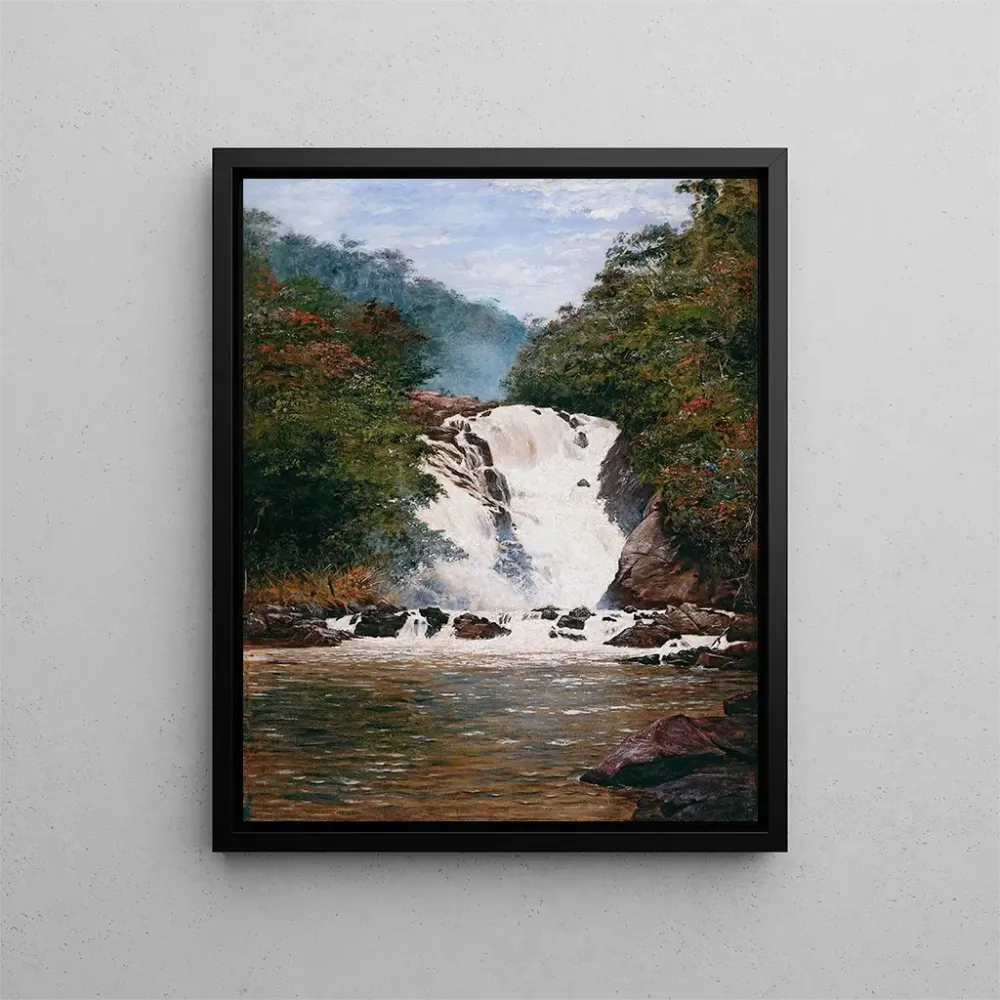 Gemälde Wasserfall von Votorantim - Almeida Júnior | Kunstdruck