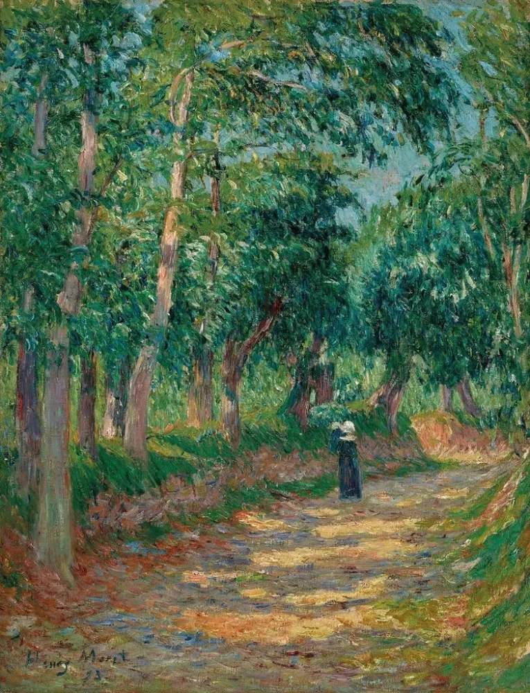 Gemälde Weg der Pont - Aven - Henry Moret | Kunstdruck